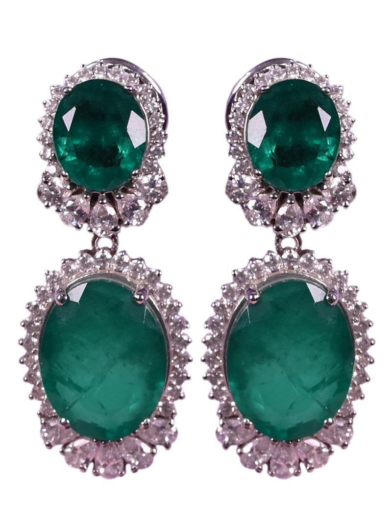Swarovski Silver Earrings