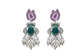 Silver Oxidase Earrings