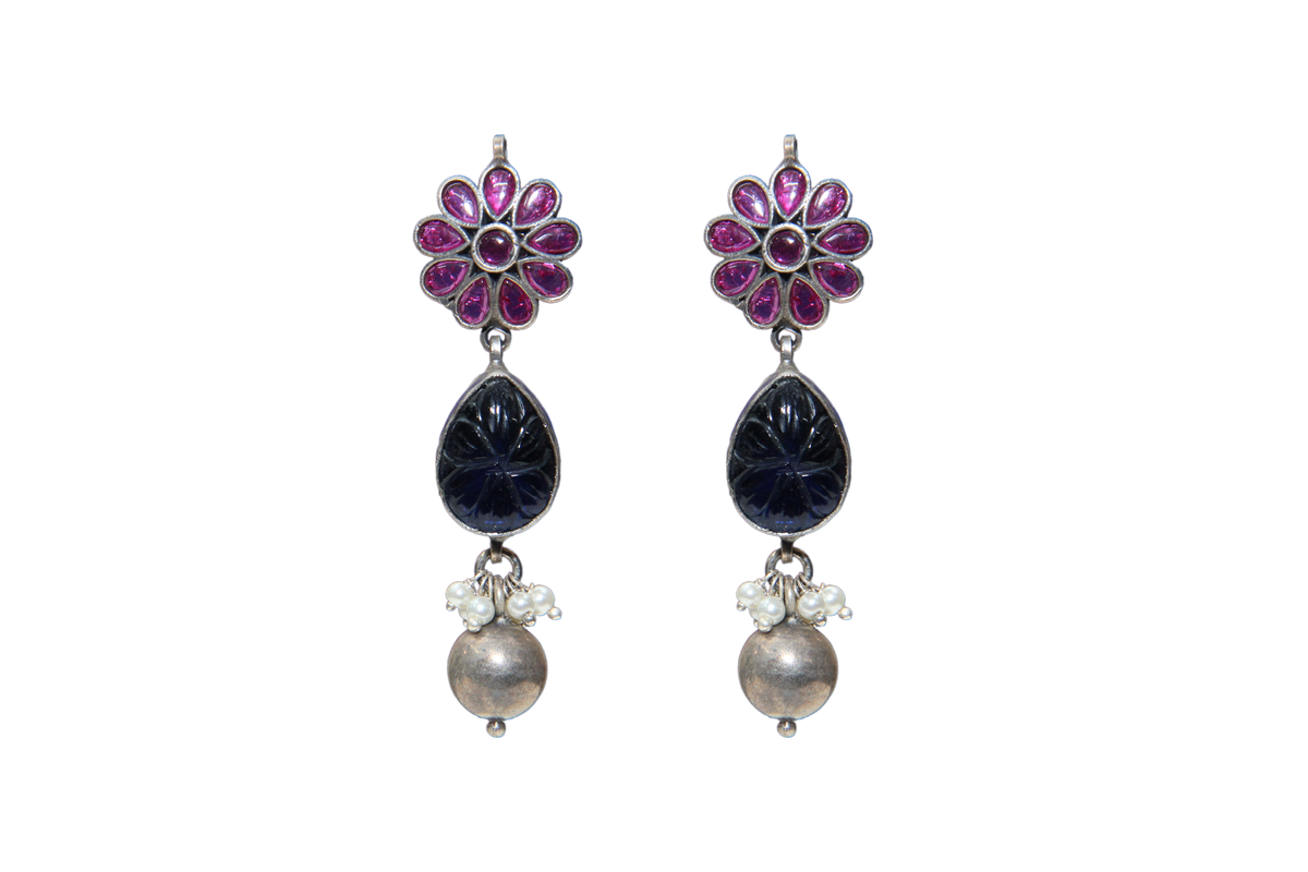 Silver Oxodise Earrings