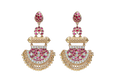 Silver Jadau Earrings