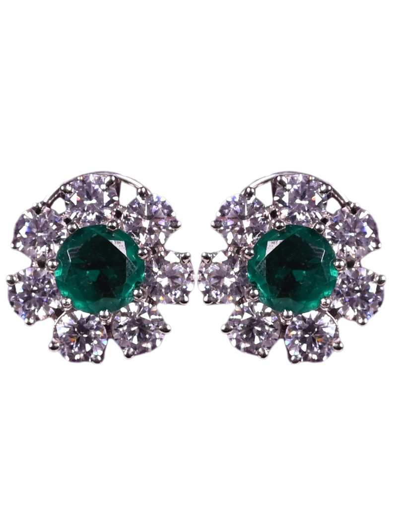Silver Swarovski Studs Earrings