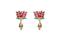 Silver Flower Earrings
