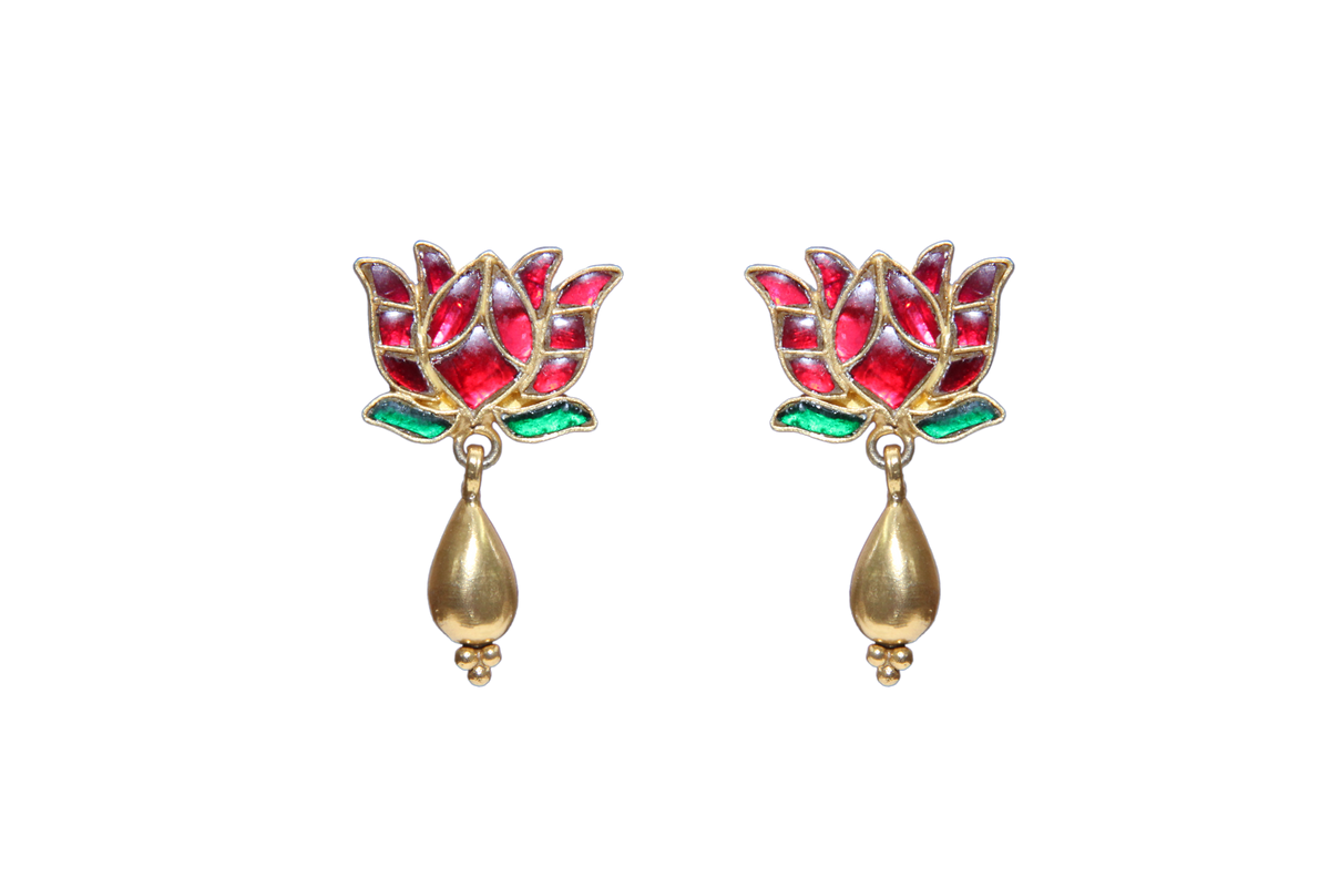 Silver Flower Earrings