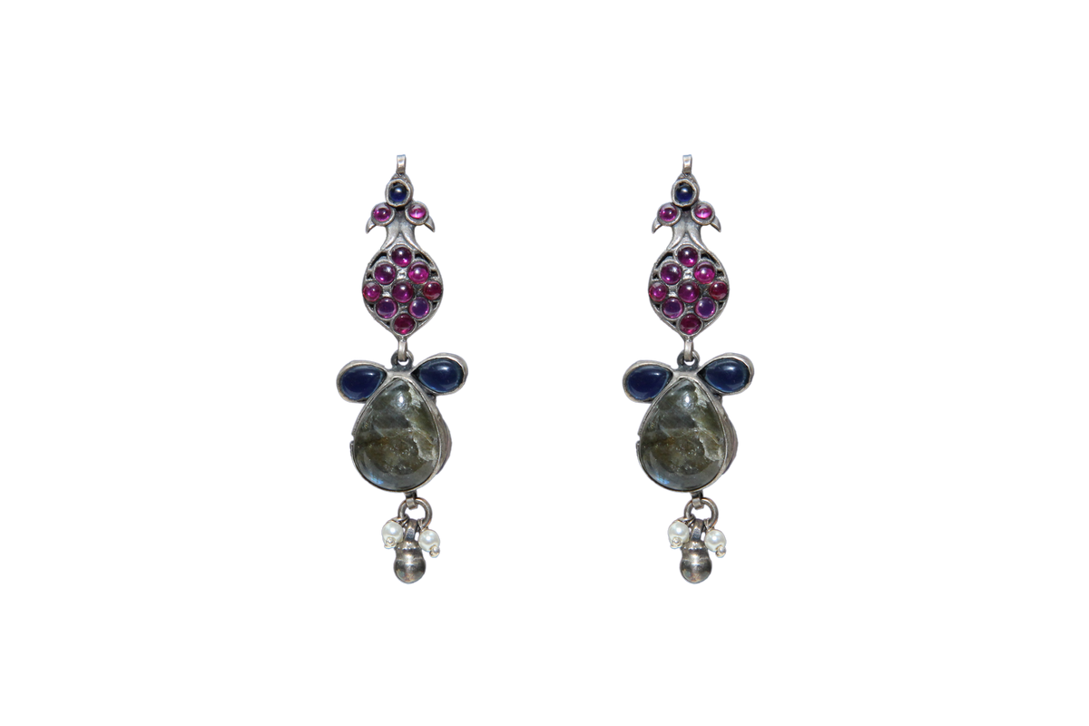 Silver Oxodise Earrings