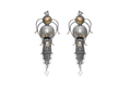 Silver Oxidase Earrings