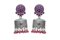 Silver Oxidase Dull Earrings
