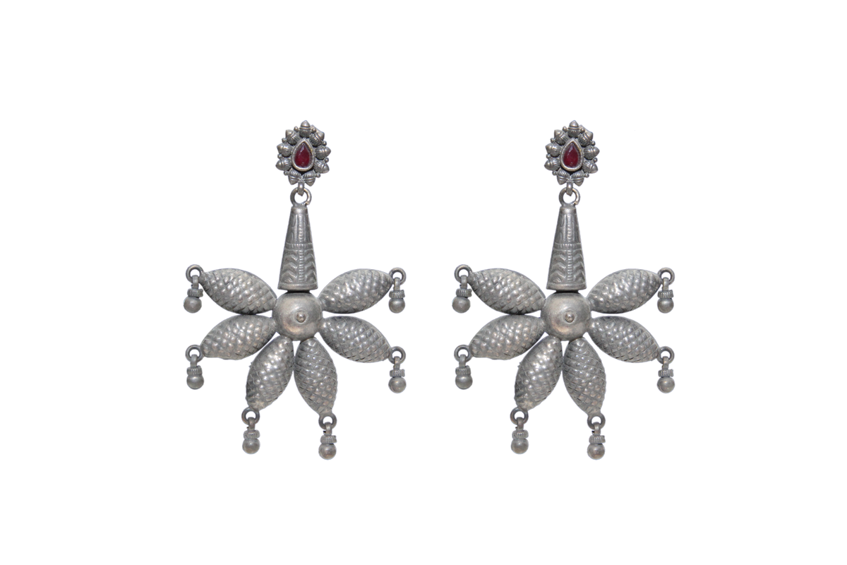 Silver Oxodise Earrings