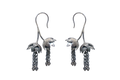 Silver Oxidase Earrings